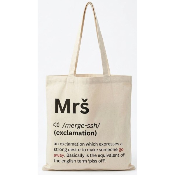 Go Away Tote Bag - CKR001
