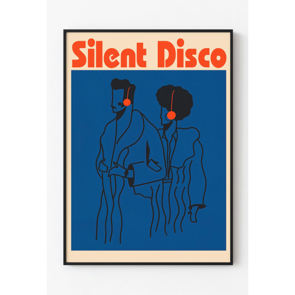 Fine Art Poster Silent Disco 