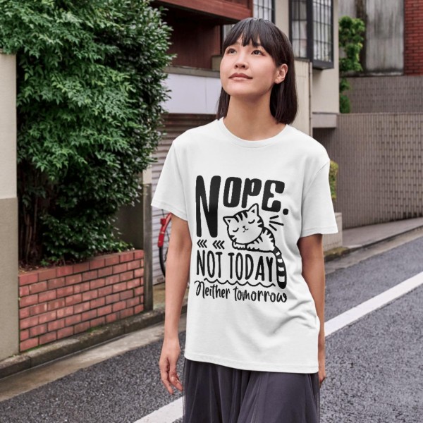 Majice Nope Not Today Cat DT001